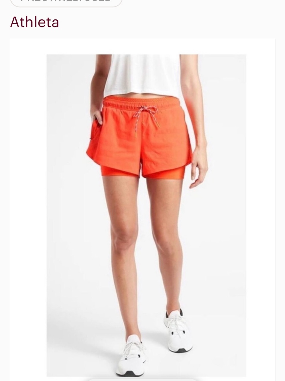 Athleta Women’s Crest 2 in 1 short size 12